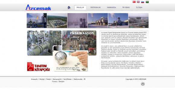 <h3>Arcemak LTD. ŞTİ.</h3> <br /> <br /> <br /> - Özel Tasarım<br /> - PHP Kodlama<br /> - XHTML & CCS<br /> - V3.0 Yönetim Paneli<br />